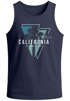 Herren Tank-Top  California Los Angeles Surfing Motiv Sommer Fashion USA Streetstyle Print Aufdruck Muskelshirt Neverless®preview