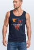 Herren Tank-Top  California Los Angeles Surfing Motiv Sommer Fashion USA Streetstyle Print Aufdruck Muskelshirt Neverless®preview