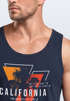Herren Tank-Top  California Los Angeles Surfing Motiv Sommer Fashion USA Streetstyle Print Aufdruck Muskelshirt Neverless®preview