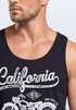 Herren Tank-Top California Motorbike Muskelshirt Muscle Shirt Neverless®preview