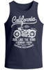 Herren Tank-Top California Motorbike Muskelshirt Muscle Shirt Neverless®preview