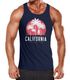 Herren Tank-Top California Palmen Santa Monica Beach Sommer Sonne Muskelshirt Muscle Shirt Neverless®preview