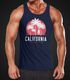 Herren Tank-Top California Palmen Santa Monica Beach Sommer Sonne Muskelshirt Muscle Shirt Neverless®preview