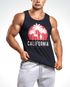 Herren Tank-Top California Palmen Santa Monica Beach Sommer Sonne Muskelshirt Muscle Shirt Neverless®preview