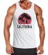 Herren Tank-Top California Palmen Santa Monica Beach Sommer Sonne Muskelshirt Muscle Shirt Neverless®preview