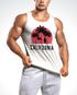 Herren Tank-Top California Palmen Santa Monica Beach Sommer Sonne Muskelshirt Muscle Shirt Neverless®preview