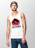 Herren Tank-Top California Palmen Santa Monica Beach Sommer Sonne Muskelshirt Muscle Shirt Neverless®preview