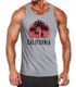 Herren Tank-Top California Palmen Santa Monica Beach Sommer Sonne Muskelshirt Muscle Shirt Neverless®preview