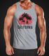 Herren Tank-Top California Palmen Santa Monica Beach Sommer Sonne Muskelshirt Muscle Shirt Neverless®preview