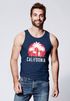 Herren Tank-Top California Palmen Santa Monica Beach Sommer Sonne Muskelshirt Muscle Shirt Neverless®preview