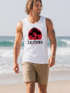 Herren Tank-Top California Palmen Santa Monica Beach Sommer Sonne Muskelshirt Muscle Shirt Neverless®preview