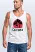 Herren Tank-Top California Palmen Santa Monica Beach Sommer Sonne Muskelshirt Muscle Shirt Neverless®preview