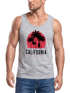 Herren Tank-Top California Palmen Santa Monica Beach Sommer Sonne Muskelshirt Muscle Shirt Neverless®preview