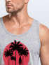 Herren Tank-Top California Palmen Santa Monica Beach Sommer Sonne Muskelshirt Muscle Shirt Neverless®preview