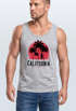 Herren Tank-Top California Palmen Santa Monica Beach Sommer Sonne Muskelshirt Muscle Shirt Neverless®preview