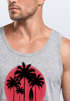 Herren Tank-Top California Palmen Santa Monica Beach Sommer Sonne Muskelshirt Muscle Shirt Neverless®preview