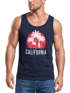 Herren Tank-Top California Palmen Santa Monica Beach Sommer Sonne Muskelshirt Muscle Shirt Neverless®preview