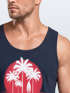 Herren Tank-Top California Palmen Santa Monica Beach Sommer Sonne Muskelshirt Muscle Shirt Neverless®preview