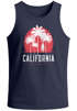 Herren Tank-Top California Palmen Santa Monica Beach Sommer Sonne Muskelshirt Muscle Shirt Neverless®preview