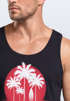 Herren Tank-Top California Palmen Santa Monica Beach Sommer Sonne Muskelshirt Muscle Shirt Neverless®preview