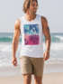 Herren Tank-Top California Palmen Sommer Foto Print Aufdruck Muskelshirt Neverless®preview