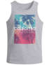 Herren Tank-Top California Palmen Sommer Foto Print Aufdruck Muskelshirt Neverless®preview
