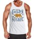 Herren Tank Top California Republic Bär Grizzlybär Kalifornien Slimfit Neverlesspreview