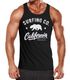 Herren Tank-Top California Republic Bear Bär Sommer Surfing Muskelshirt Muscle Shirt Neverless®preview