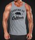 Herren Tank-Top California Republic Bear Bär Sommer Surfing Muskelshirt Muscle Shirt Neverless®preview