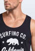 Herren Tank-Top California Republic Bear Bär Sommer Surfing Muskelshirt Muscle Shirt Neverless®preview