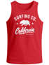Herren Tank-Top California Republic Bear Bär Sommer Surfing Muskelshirt Muscle Shirt Neverless®preview