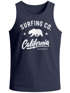 Herren Tank-Top California Republic Bear Bär Sommer Surfing Muskelshirt Muscle Shirt Neverless®preview