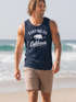 Herren Tank-Top California Republic Bear Bär Sommer Surfing Muskelshirt Muscle Shirt Neverless®preview