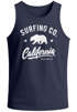 Herren Tank-Top California Republic Bear Bär Sommer Surfing Muskelshirt Muscle Shirt Neverless®preview