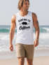 Herren Tank-Top California Republic Bear Bär Sommer Surfing Muskelshirt Muscle Shirt Neverless®preview