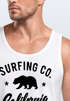 Herren Tank-Top California Republic Bear Bär Sommer Surfing Muskelshirt Muscle Shirt Neverless®preview