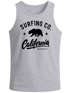 Herren Tank-Top California Republic Bear Bär Sommer Surfing Muskelshirt Muscle Shirt Neverless®preview
