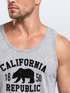 Herren Tank-Top California Republic Kalifornien Golden State Grizzly Bär Bear Logo Muskelshirt Muscle Shirt Neverless®preview