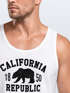 Herren Tank-Top California Republic Kalifornien Golden State Grizzly Bär Bear Logo Muskelshirt Muscle Shirt Neverless®preview