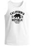 Herren Tank-Top California Republic Kalifornien Golden State Grizzly Bär Bear Logo Muskelshirt Muscle Shirt Neverless®preview