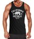 Herren Tank-Top California Republic Kalifornien Golden State Grizzly Bär Bear Logo Muskelshirt Muscle Shirt Neverless®preview