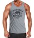 Herren Tank-Top California Republic Kalifornien Golden State Grizzly Bär Bear Logo Muskelshirt Muscle Shirt Neverless®preview