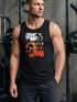 Herren Tank-Top California Schriftzug Palmen Printshirt Muskelshirt Muscle Shirt Neverless®preview