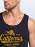 Herren Tank-Top California Skull Totenkopf Flügel Biker Motiv Muskelshirt Muscle Shirt Neverless®preview