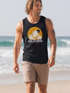 Herren Tank-Top California South Beach Grafikshirt mit Palmen Sommer Fashion Fashion Muskelshirt Baumwolle Neverless®preview