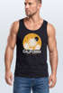 Herren Tank-Top California South Beach Grafikshirt mit Palmen Sommer Fashion Fashion Muskelshirt Baumwolle Neverless®preview