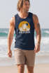 Herren Tank-Top California South Beach Grafikshirt mit Palmen Sommer Fashion Fashion Muskelshirt Baumwolle Neverless®preview
