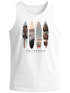 Herren Tank-Top California Surf Paradise Surfboards Grafik Foto Print Kalifornien USA Amerika Sommer Muskelshirt Neverless®preview
