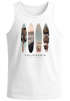 Herren Tank-Top California Surf Paradise Surfboards Grafik Foto Print Kalifornien USA Amerika Sommer Muskelshirt Neverless®preview