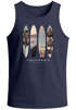 Herren Tank-Top California Surf Paradise Surfboards Grafik Foto Print Kalifornien USA Amerika Sommer Muskelshirt Neverless®preview